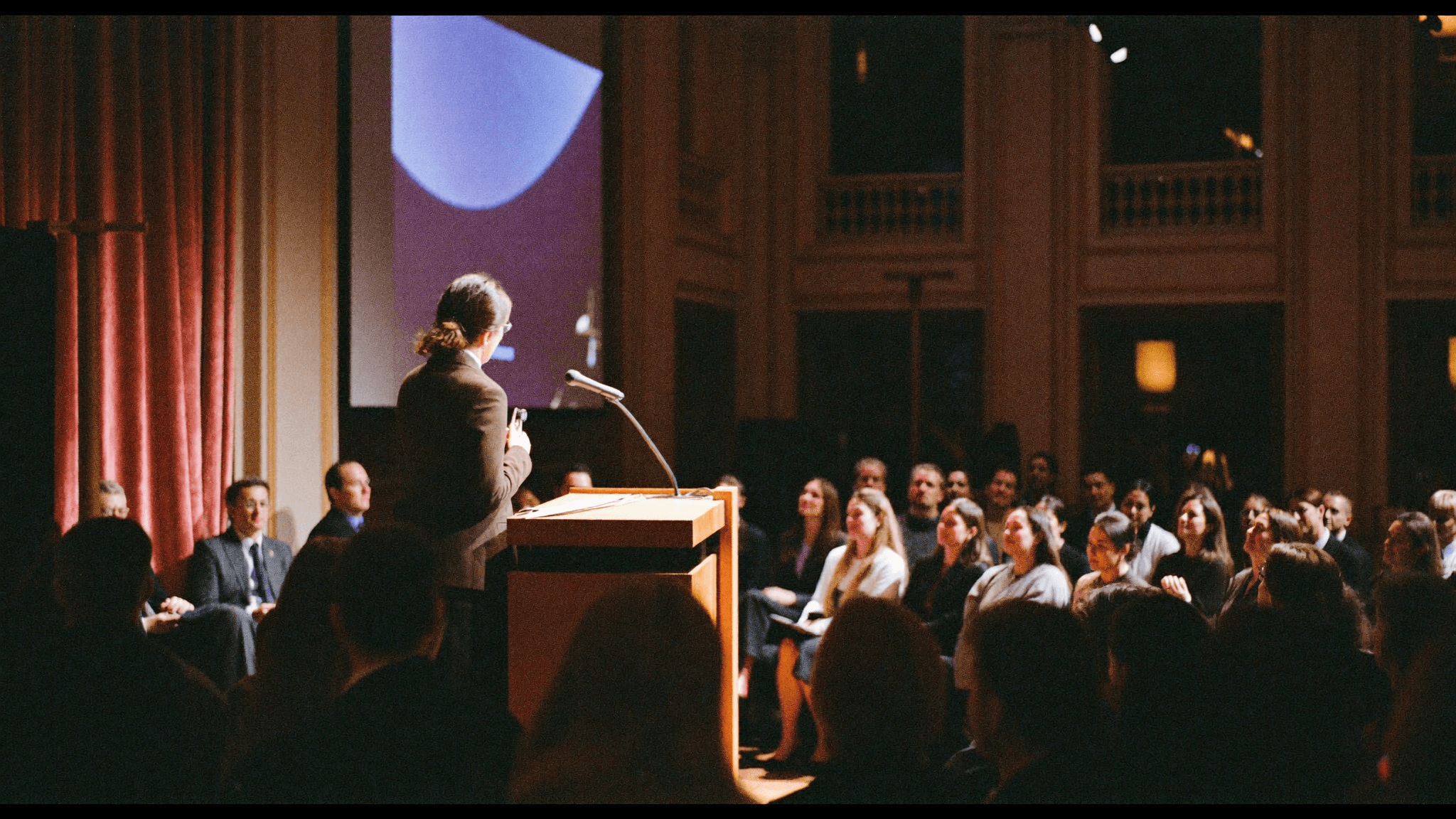Members in conversation