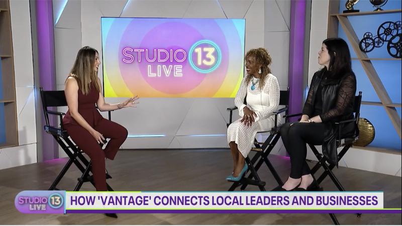 Rachael Barclay and Carmen Best on the Studio 13 Live set